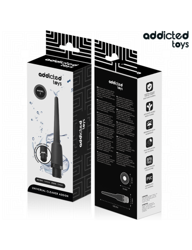 ADDICTED TOYS - LIMPADOR ANAL COM ADAPTADOR UNIVERSAL MODELO 1
