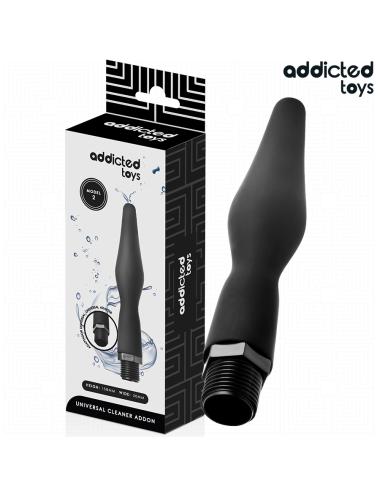 ADDICTED TOYS - LIMPADOR ANAL COM ADAPTADOR UNIVERSAL MODELO 2