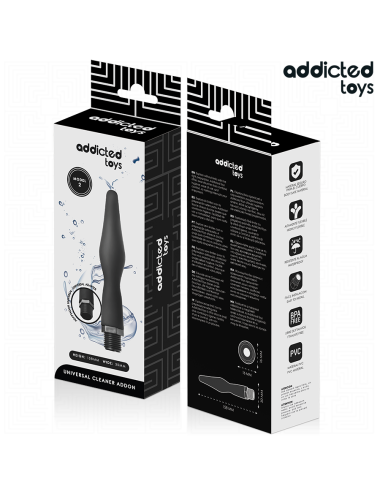 ADDICTED TOYS - LIMPADOR ANAL COM ADAPTADOR UNIVERSAL MODELO 2