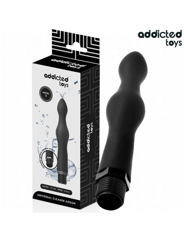 ADDICTED TOYS - LIMPADOR ANAL COM ADAPTADOR UNIVERSAL MODELO 3
