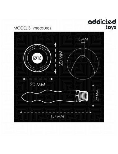 ADDICTED TOYS - LIMPADOR ANAL COM ADAPTADOR UNIVERSAL MODELO 3