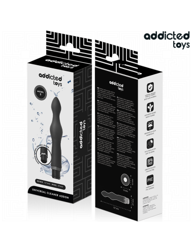 ADDICTED TOYS - LIMPADOR ANAL COM ADAPTADOR UNIVERSAL MODELO 3