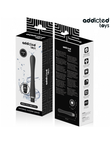 ADDICTED TOYS - LIMPADOR ANAL COM ADAPTADOR UNIVERSAL MODELO 4