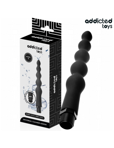 ADDICTED TOYS - LIMPADOR ANAL COM ADAPTADOR UNIVERSAL MODELO 5