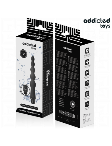 ADDICTED TOYS - LIMPADOR ANAL COM ADAPTADOR UNIVERSAL MODELO 5