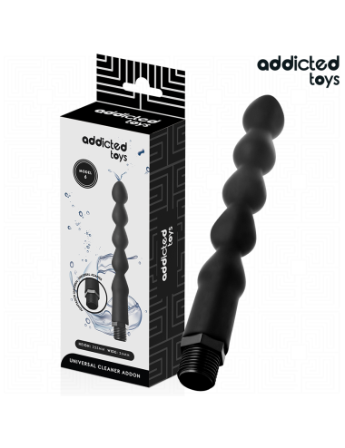 ADDICTED TOYS - LIMPADOR ANAL COM ADAPTADOR UNIVERSAL MODELO 6