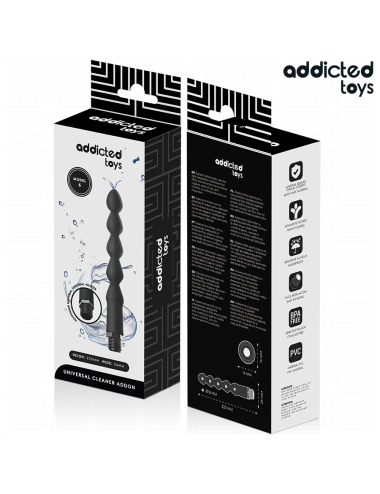 ADDICTED TOYS - LIMPADOR ANAL COM ADAPTADOR UNIVERSAL MODELO 6