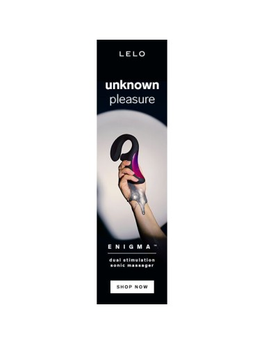 LELO - ENIGMA MASSAGER DE ESTIMULAO DE DUPLA SUCO PRETO
