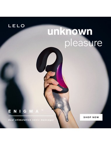 LELO - ENIGMA MASSAGER DE ESTIMULAO DE DUPLA SUCO PRETO