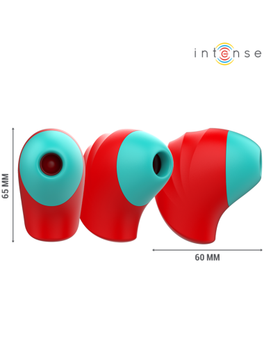 INTENSE - DONNIE ESTIMULADOR DE CLITÓRIS VERMELHO/VERDE