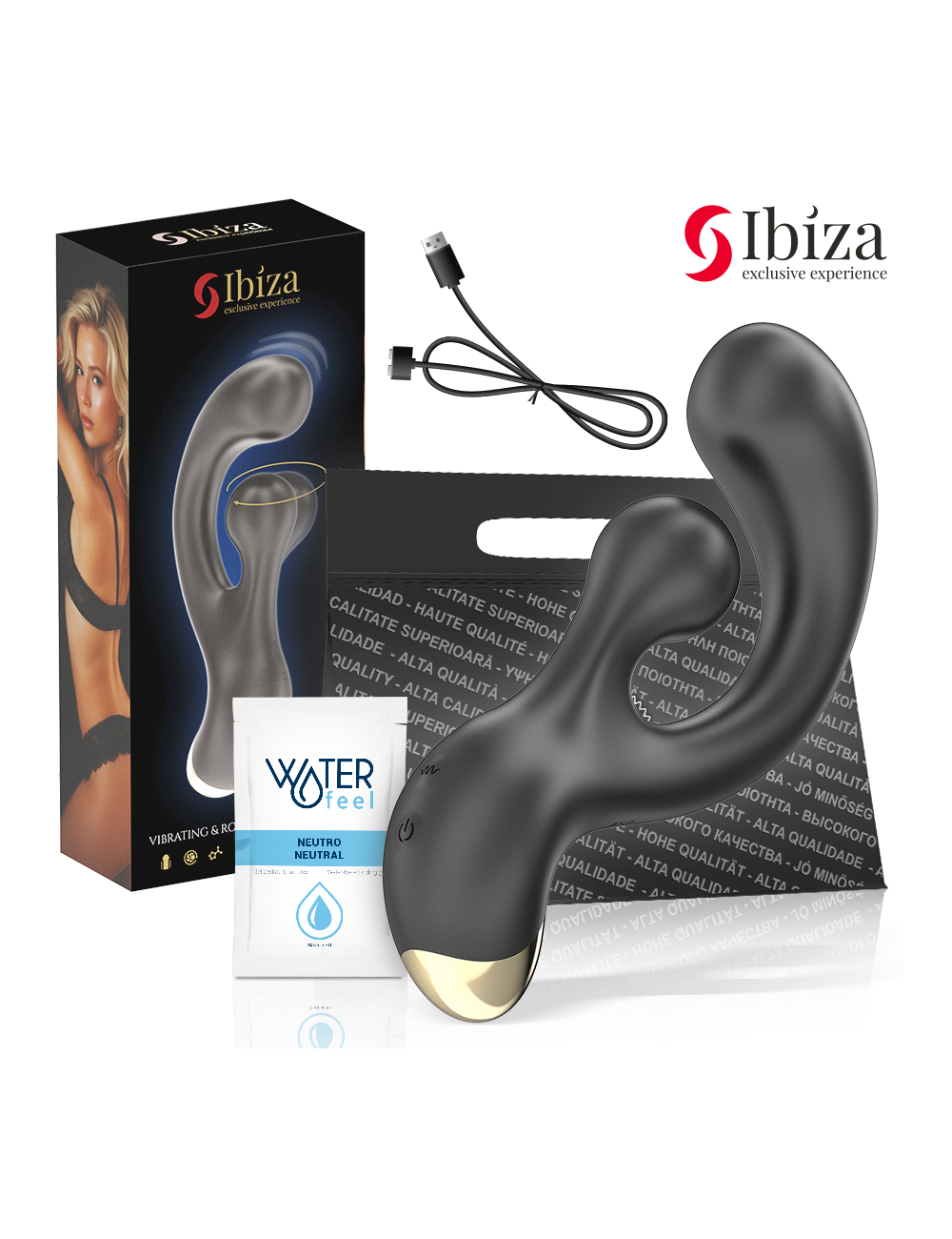 IBIZA - ESTIMULADOR VIBRATÓRIO E ROTATIVO