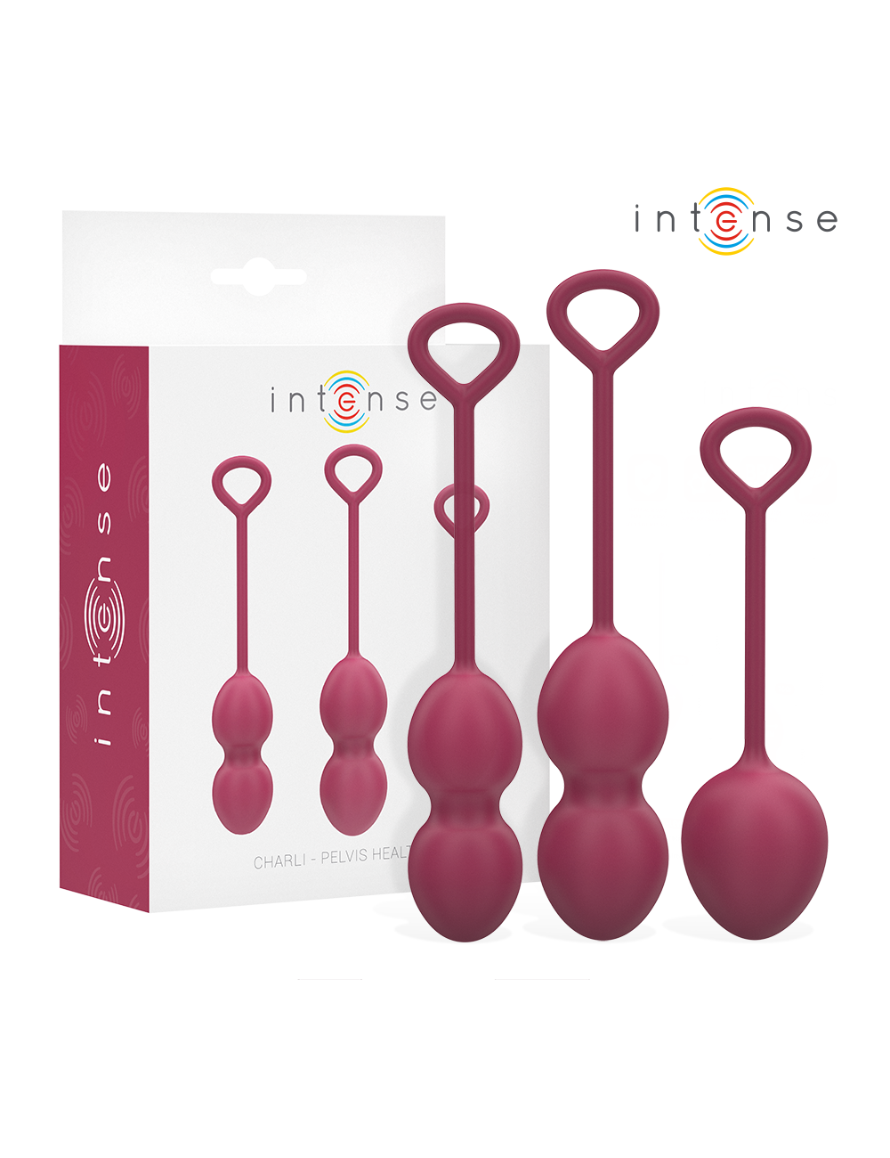 INTENSE - KIT CHARLI KEGEL BALL BURGUNDY