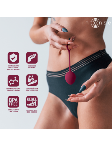 INTENSE - KIT CHARLI KEGEL BALL BURGUNDY