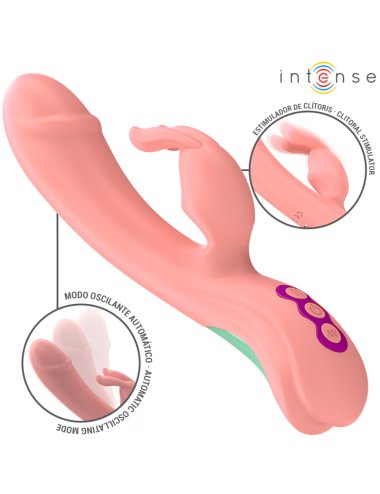 INTENSE - VIBRADOR RACHEL RABBIT 5 VIBRAÇÕES ROSA