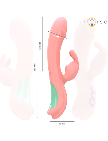 INTENSE - VIBRADOR RACHEL RABBIT 5 VIBRAÇÕES ROSA