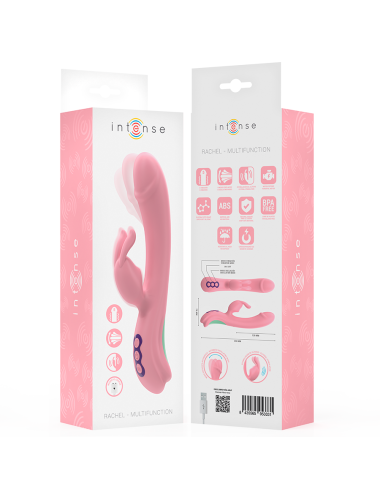 INTENSE - VIBRADOR RACHEL RABBIT 5 VIBRAÇÕES ROSA