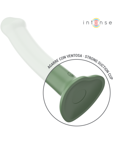 INTENSE - VIBRADOR BECCA COM VENTOSA 10 VIBRAÇÕES VERDE CONTROLE REMOTO