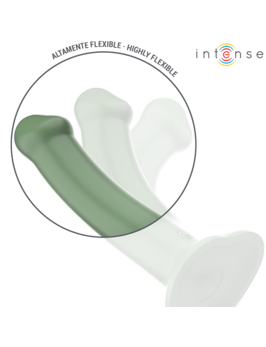 INTENSE - VIBRADOR BECCA COM VENTOSA 10 VIBRAÇÕES VERDE CONTROLE REMOTO