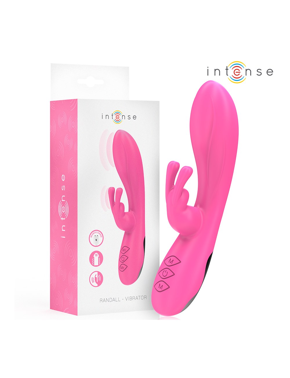 INTENSE - RANDALL RABBIT VIBRADOR 10 VIBRAÇÕES ROSA