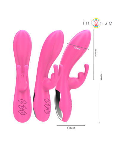 INTENSE - RANDALL RABBIT VIBRADOR 10 VIBRAÇÕES ROSA