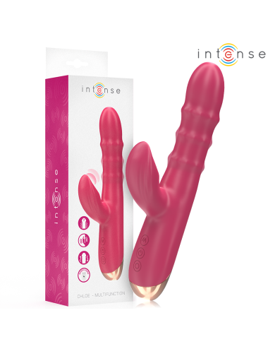 INTENSE - CHLOE VIBRADOR MULTIFUNCIONAL 3 EM 1 VERMELHO