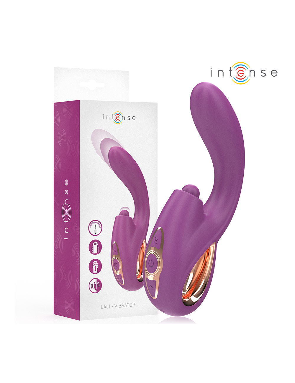 INTENSE - LALI MULTIFUNCIONAL VIBRADOR DE PONTO G COM BATIDA