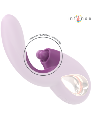 INTENSE - LALI MULTIFUNCIONAL VIBRADOR DE PONTO G COM BATIDA, IMPULSÃO E VIBRAÇÃO ROXO
