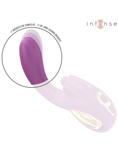 INTENSE - LALI MULTIFUNCIONAL VIBRADOR DE PONTO G COM BATIDA, IMPULSÃO E VIBRAÇÃO ROXO
