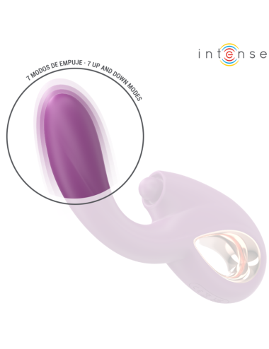 INTENSE - LALI MULTIFUNCIONAL VIBRADOR DE PONTO G COM BATIDA, IMPULSÃO E VIBRAÇÃO ROXO