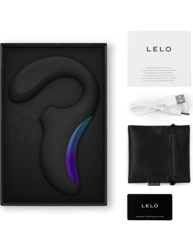 LELO - ENIGMA WAVE MASSAGEADOR DE TRIPLA VIBRAÇÃO PRETO
