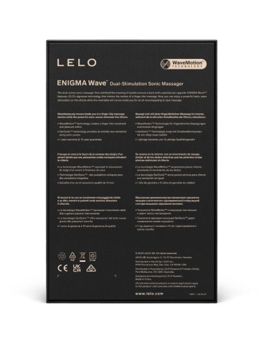 LELO - ENIGMA WAVE MASSAGEADOR DE TRIPLA VIBRAÇÃO CYBER ROXO
