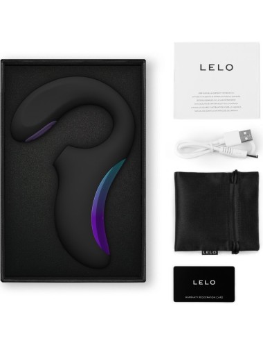 LELO - ENIGMA DUPLO VIBRADOR SÔNICO PONTO G PRETO