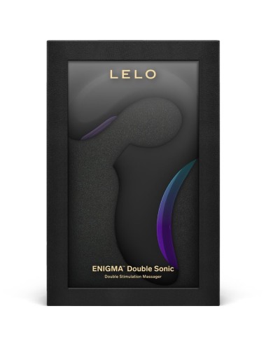 LELO - ENIGMA DUPLO VIBRADOR SÔNICO PONTO G PRETO
