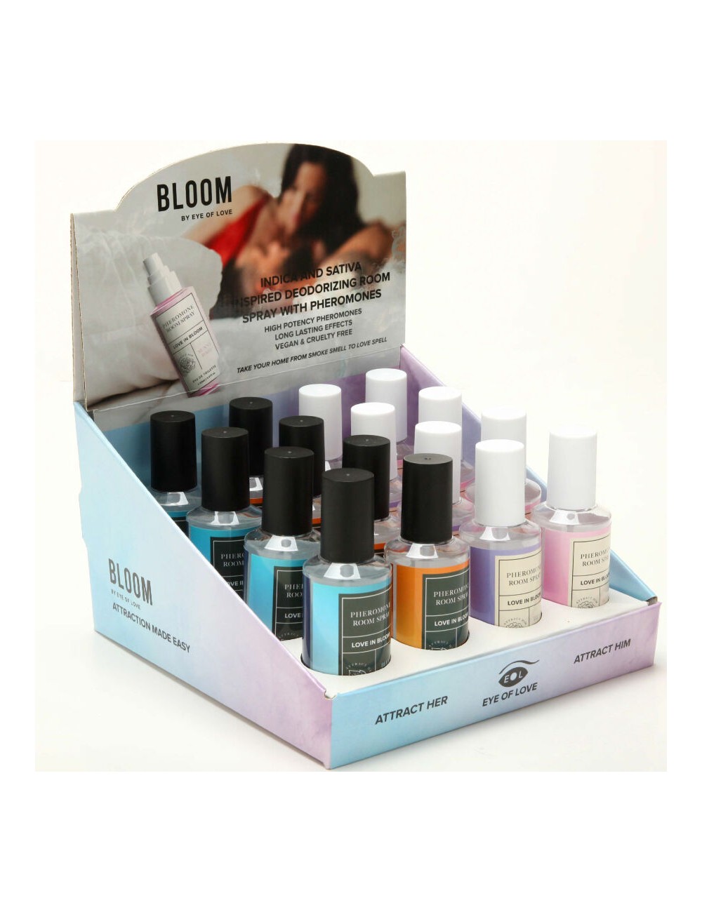 EYE OF LOVE - BLOOM SPRAY DE AMBIENTES 4X4 DISPLAY