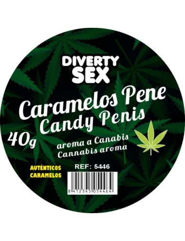 DIABLO GOLOSO - 20 PÊNIS DOCES CANNABIS AROMA