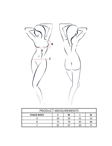 PASSION - EVALIE BODY BRANCO L/XL