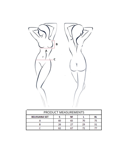 PASSION - CONJUNTO DE SUTIÃ + TANGA BELISSANA VIOLETA P/M