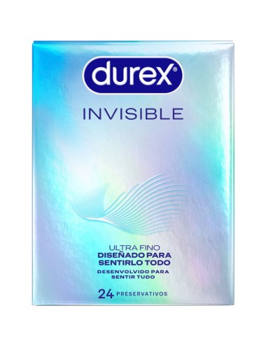 DUREX - PRESERVATIVOS ULTRA FINOS INVISÍVEIS 24 UNIDADES