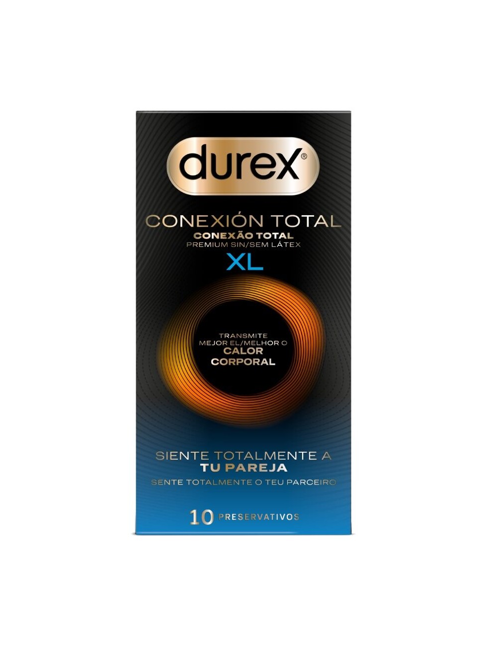 DUREX - TOTAL CONNECTION XL ULTRA FINE PLUS SEM LÁTEX 10 UNIDADES