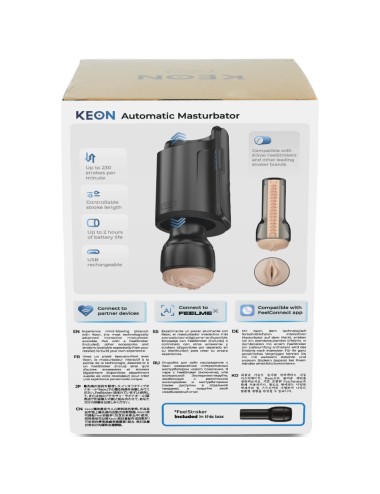 KIIROO - KEON WIFI COMBO MASTURBADOR AUTOMÁTICO + FEEL STROKER