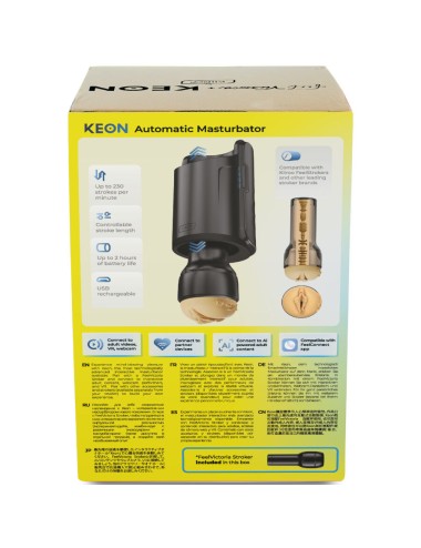 KIIROO - KEON WIFI COMBO VICTORIA JUNE MASTURBADOR AUTOMÁTICO + FEEL STROKER