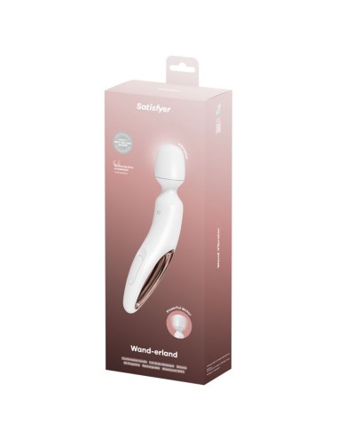 SATISFYER - WAND ERLAND MASSAGEADOR VIBRATÓRIO BRANCO