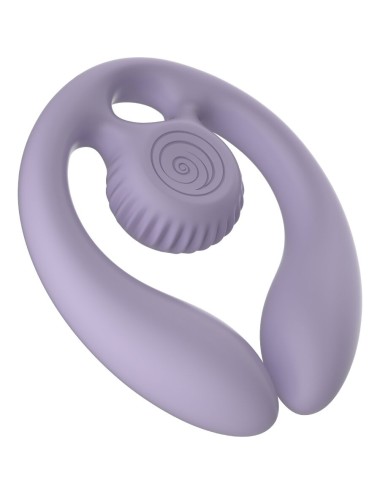 SNAIL VIBE - GIZI DUO ESTIMULADOR DE CASAIS COM CONTROLE REMOTO LILACS