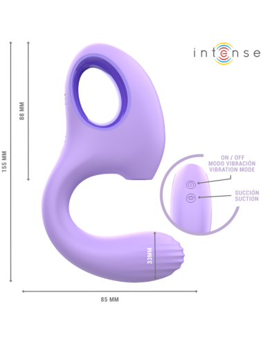 INTENSE - VIBRADOR E ESTIMULADOR BAXTER VIOLET