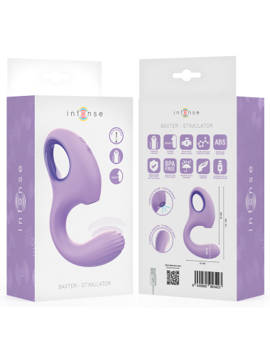 INTENSE - VIBRADOR E ESTIMULADOR BAXTER VIOLET