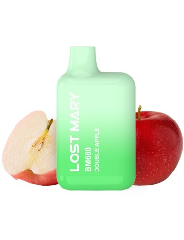 LOST MARY - BM600 NICOTINE VAPER 2% DESCARTÁVEL DUPLO APPLE