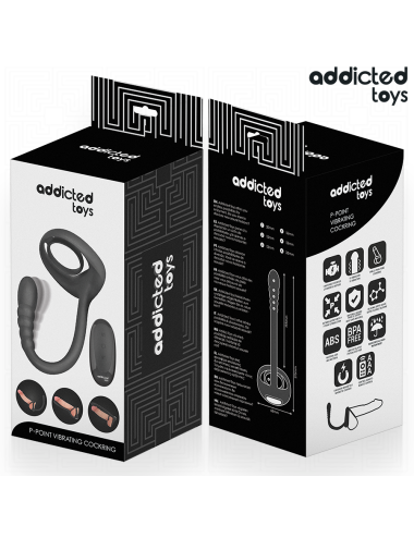 ADDICTED TOYS - ANEL PÊNICO VIBRANTE COM CONTROLE REMOTO