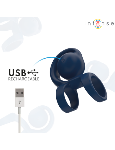 INTENSE  - ANEL PENIANO TYSON COM BOLA VIBRATÓRIA Ø 3,2 CM