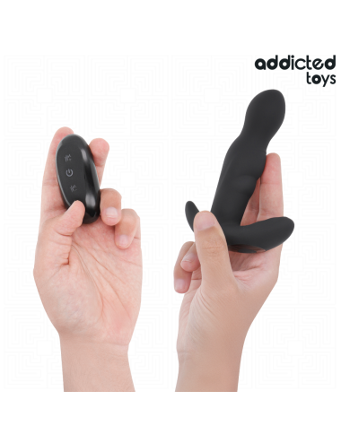 ADDICTED TOYS - PLUG ANAL ROTATIVO E VIBRANTE COM CONTROLE REMOTO