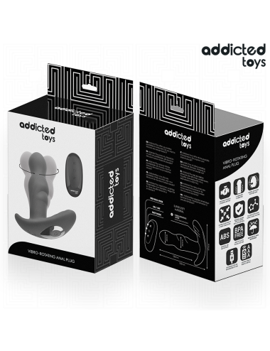 ADDICTED TOYS - PLUG ANAL ROTATIVO E VIBRANTE COM CONTROLE REMOTO